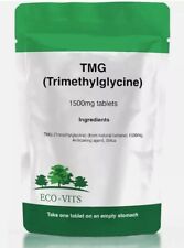 Comprimidos TMG 1500mg trimetilglicina – Apoiam a saúde do coração e fígado | Eco-Vits comprar usado  Enviando para Brazil