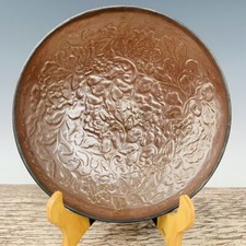 Placa padrão flor esmalte marrom porcelana antiga dinastia canção porcelana 8,4" comprar usado  Enviando para Brazil