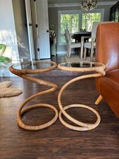 Vintage rattan side for sale  Grandville