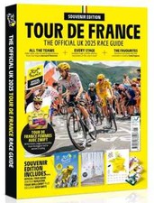 UK Tour de France Souvenir Edition Official 2025 Race Guide, Magazine, Wallchart comprar usado  Enviando para Brazil