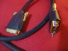 TV Monster DVI-I 1400 cabo de vídeo link duplo folheada a ouro PC 6'-6"" comprar usado  Enviando para Brazil