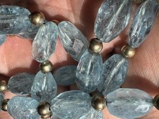 Collana acquamarina chiusura usato  Roma