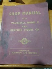 Shop manual vauxhall for sale  BLACKPOOL