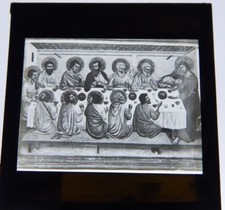 Lanterna mágica antiga de vidro The Last Supper de Ugolino da Siena comprar usado  Enviando para Brazil