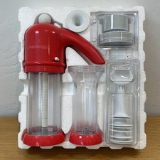 Prepology QVC Cookie Gun Cookie Press vermelho operado por bateria NOVO comprar usado Prepology QVC Cookie Gun Cookie Press vermelho operado por bateria NOVO comprar usado  Enviando para Brazil