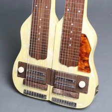 Guitarra elétrica havaiana Regal pescoço duplo 7 8 cordas lap aço gola dupla comprar usado  Enviando para Brazil