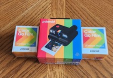 Câmera instantânea Polaroid Go geração 2 com 2 caixas desligadas filme colorido Polaroid Go comprar usado  Enviando para Brazil