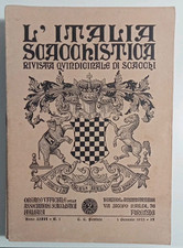 Italia scacchistica rivista usato  Livorno