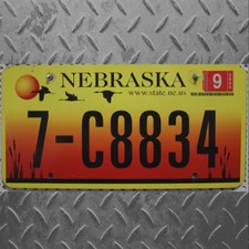 Nebraska nummernschild usa gebraucht kaufen  Euskirchen