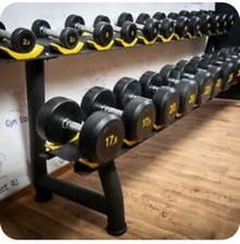 Dumbbells rack 2.5kg for sale  LEICESTER
