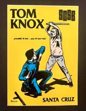Adesivo Vintage Anos 80 SANTA CRUZ Skates Tom Knox Black Flag Estado perfeito comprar usado  Enviando para Brazil