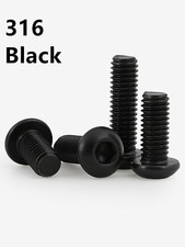 Parafusos de soquete sextavados de aço inoxidável preto 316 parafusos de cabeça de botão M3 M4 M5 M6 M8 M10 comprar usado Parafusos de soquete sextavados de aço inoxidável preto 316 parafusos de cabeça de botão M3 M4 M5 M6 M8 M10 comprar usado  Enviando para Brazil