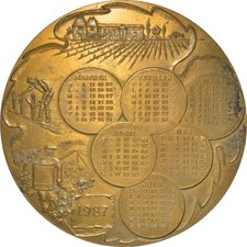Médaille calendrier nouvelle d'occasion  Lille-