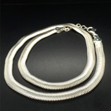 Schlangenkette flach 925 gebraucht kaufen Schlangenkette flach 925 gebraucht kaufen  Idar-Oberstein