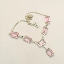 Colar feminino de pedra preciosa étnica feita à mão topázio rosa 11 gms AN 11339 comprar usado Colar feminino de pedra preciosa étnica feita à mão topázio rosa 11 gms AN 11339 comprar usado  Enviando para Brazil