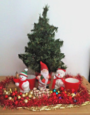 mini christmas tree decorations for sale  HUNTINGDON