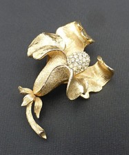 gold tone rhinestone brooch for sale gold tone rhinestone brooch for sale Leesburg