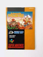 Fievel Goes West An American Tail SNES Fah Notices + Inserts Super Nintendo Rare comprar usado  Enviando para Brazil