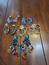 Lote de 5 brincos perfurados pendurados grandes comprar usado  Enviando para Brazil