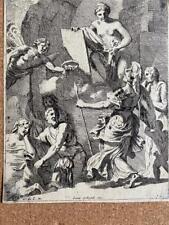 ETCHING c1720 JOHANNES GLAUBER MITOLOGIA DEUSES MINERVA comprar usado  Enviando para Brazil