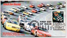 SELO DE CORRIDA DE CARRO DE ESTOQUE PRIMEIRO DIA DE EMISSÃO, DALE GAINHARDT ATLANTA JOURNAL 500, usado comprar usado  Enviando para Brazil