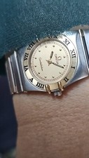 Relógio de quartzo feminino vintage Omega Constellation 18k e aço inoxidável comprar usado  Enviando para Brazil