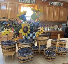 Longaberger baskets collection for sale  Adair