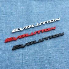 Compatível com Mitsubishi Lancer 00 06 08 10 18 emblema logotipo emblema acabamento EVOLUTION VERMELHO comprar usado  Enviando para Brazil