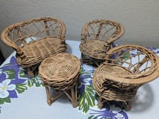 Conjunto de móveis vintage de vime da Barbie comprar usado  Enviando para Brazil