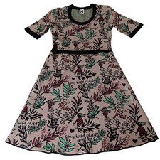 Vestido de malha M MISSONI saia circular XS/SM exclusivo raro novidade estampa palavras animais comprar usado  Enviando para Brazil