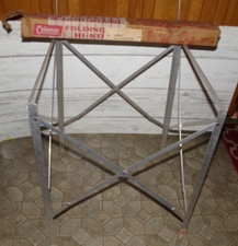 Usado, Mesa utilitária vintage Coleman camping alumínio dobrável suporte alto na caixa 591A499 comprar usado  Enviando para Brazil