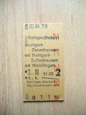 Edmondsche fahrkarte esslingen gebraucht kaufen  Altenburg