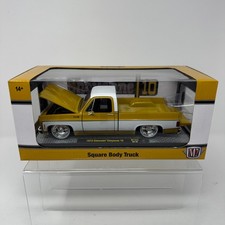 Caminhão M2 Machines 1:24 1973 Chevrolet Cheyenne 10 carroceria quadrada amarelo *RACHADO* comprar usado  Enviando para Brazil