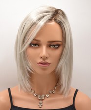 Peruca SHAI da ESTETICA, SILVERSUNRT 8 cores *LIMPEZA frente de renda suíça e peça mono comprar usado  Enviando para Brazil