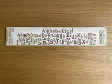 sizzix sizzlits alphabet for sale  HAILSHAM