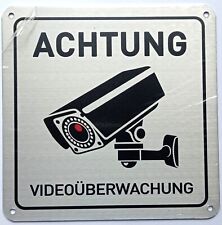 Achtung videoüberwachung schi gebraucht kaufen  Vlotho