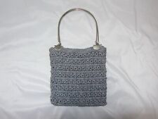 Bolsa de ombro vintage 00s crochê barra alças de metal, usado comprar usado  Enviando para Brazil