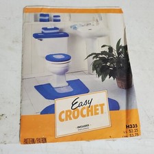 Antigo McCalls Artesanato Padrão H335 Banheiro Crochê Artesanato Instruções Matt Covers comprar usado  Enviando para Brazil