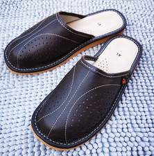 Men leather slippers for sale  THETFORD