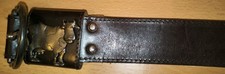 Gürtel braun kuhmotiv gebraucht kaufen  Münster
