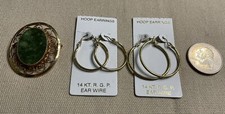 14k rgp hoop for sale  Mc Louth