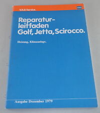 Usado, Manual de oficina/guia de reparo VW Golf I GTI suporte de ar condicionado 12/1979 comprar usado  Enviando para Brazil
