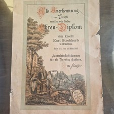Ehren diplom lanz gebraucht kaufen  Staßfurt