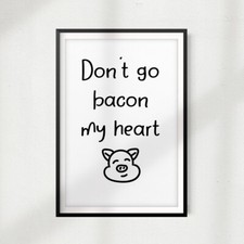 Bacon heart unframed for sale  Lomita