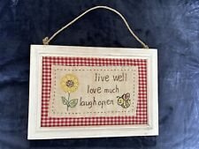 Live well laugh for sale  BIGGLESWADE