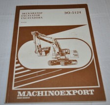 Koparka E-5124 Katalog części Katalog Machinoexport RU Soviet ZSRR ENG Hiszpania na sprzedaż  PL