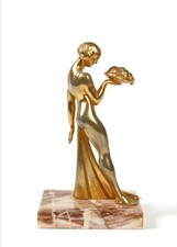Scultura donna liberty usato  San Lazzaro di Savena