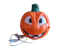 Molde de sopro vintage 13" DUAS 2 FACES JACK O LANTERNA ABÓBORA LUZ HALLOWEEN IMPÉRIO comprar usado  Enviando para Brazil