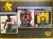 Lote 3 Metro Last Light Homefront Just Cause 2 PlayStation PS3 Ásia Inglês comprar usado  Enviando para Brazil