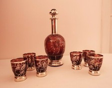 Service liqueur verre d'occasion  Bordeaux-